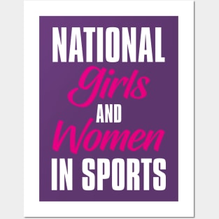 Girls and Women in Sports Day – February Posters and Art